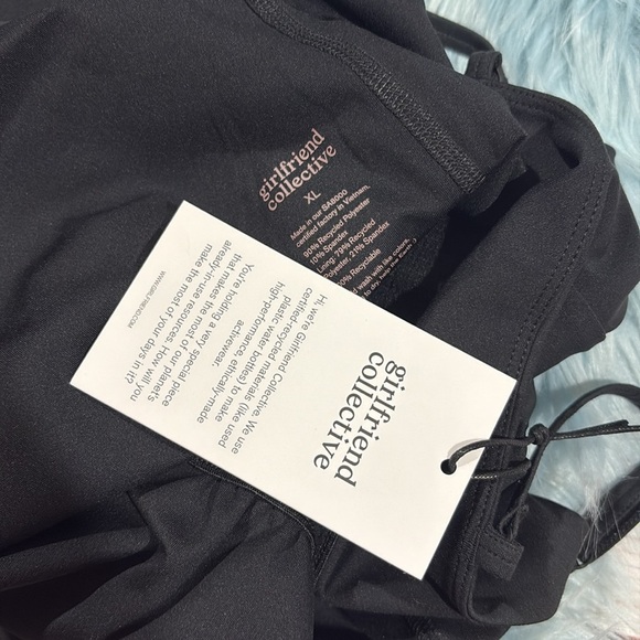 NWT Girlfriend Collective Black Float Juliet Exercise Dress - Picture 4 of 9